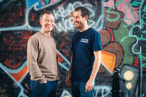 Hoxton Farms Co-Founders Max Jamilly (left) Ed Steele (right). Photo credit Donna Ford.